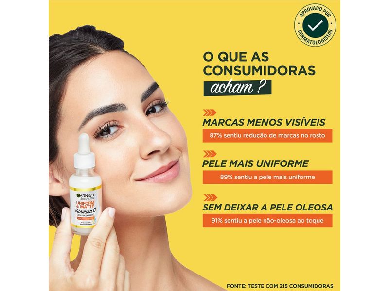 Serum-Facial-Antimarcas-Garnier-Uniform---Matte-Vitamina-C-15ml