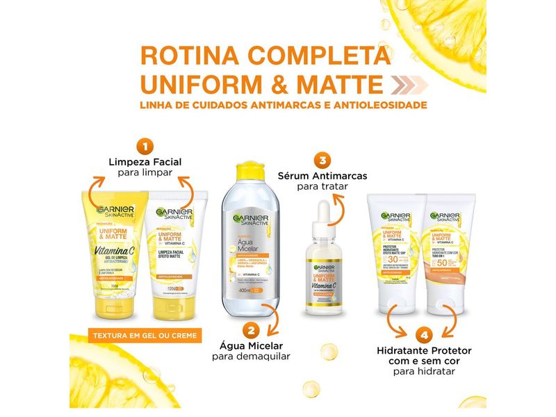Serum-Facial-Antimarcas-Garnier-Uniform---Matte-Vitamina-C-15ml