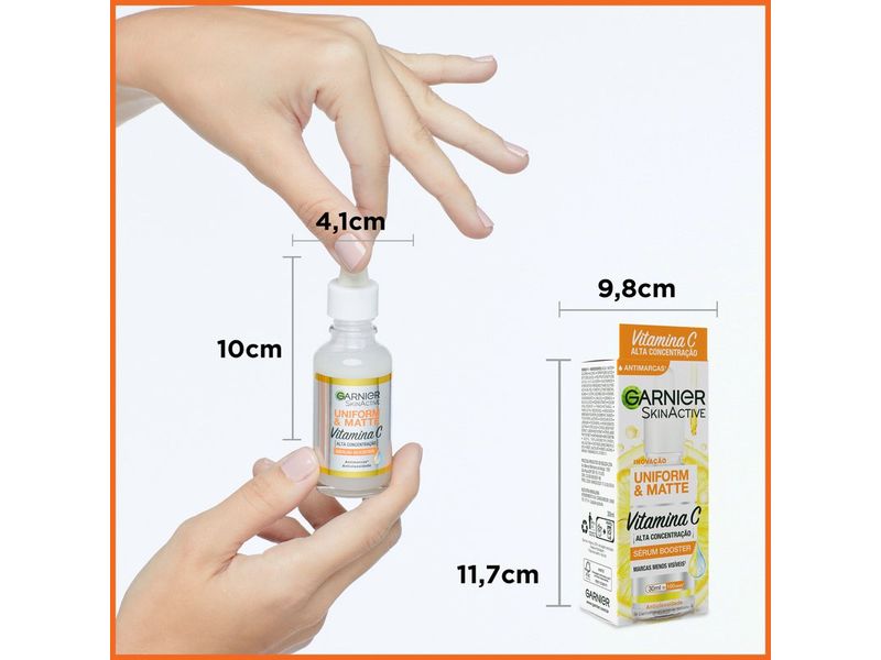 Serum-Facial-Antimarcas-Garnier-Uniform---Matte-Vitamina-C-15ml