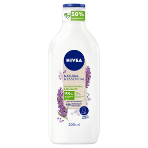 Loção Corporal Hidratante Lavanda Nivea Natural & Essencial 200ml