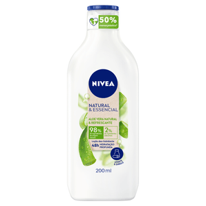Loção Corporal Hidratante Aloe Vera Nívea Natural & Essencial 200ml