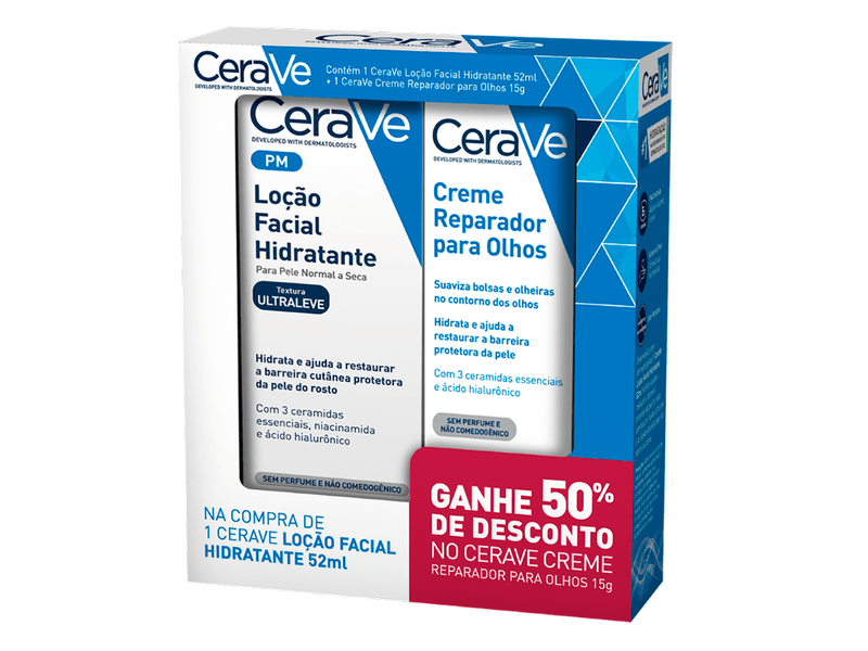 Kit-Locao-Facial-Cerave-Hidratante-Ultraleve-52ml---Creme-Reparador-Cerave-para-Olhos-15g