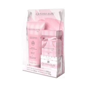 Kit Giovanna Baby Colônia 20ml+ Hidratante 200ml e Sabonete Classic 90g