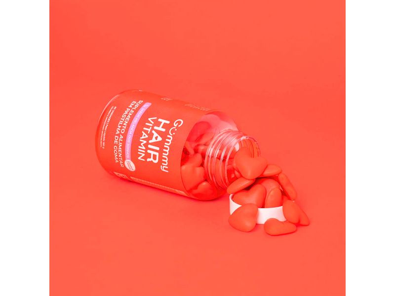Suplemento-Alimentar-Gummy-Hair-Vitamin-Sabor-Melancia-dos-Sonhos-60-Gomas
