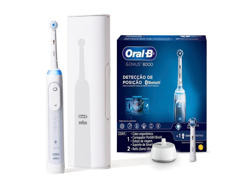 Escova-Eletrica-Recarregavel-Oral-B-Genius-8000-Bivolt---2-Refis-Sensi-Ultrafino-e-CrossAction
