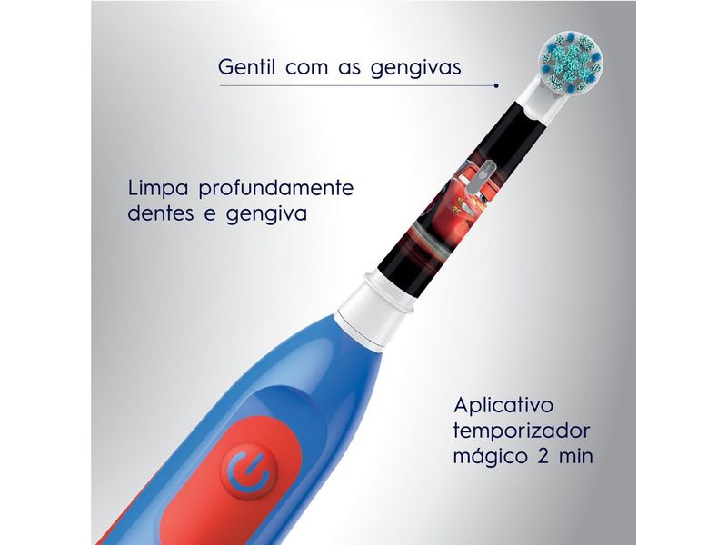 Escova Dental Oral-B Disney Pixar Carros + 2 Pilhas AA