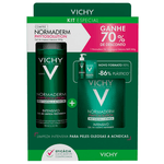 Kit-Gel-de-Limpeza-Profunda-Vichy-Normaderm-Phytosolution-Intensivo-300g---Refil-240g