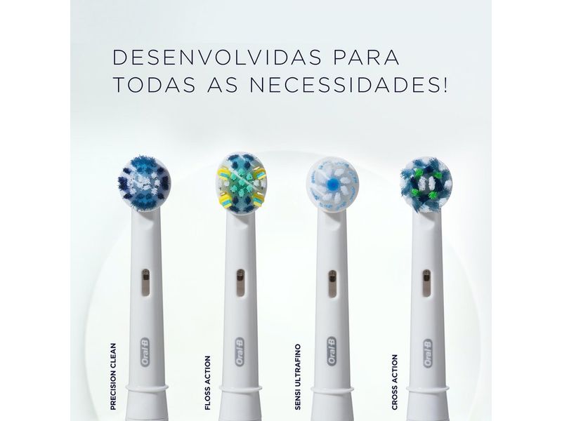 Refil Para Escova Elétrica Oral-B Precision Clean 4 Unidades