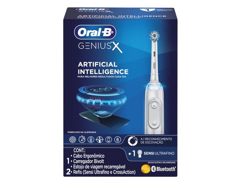 Escova-Eletrica-Recarregavel-Oral-B-Genius-X-Bivolt---2-Refis-Sensi-Ultrafino-e-CrossAction