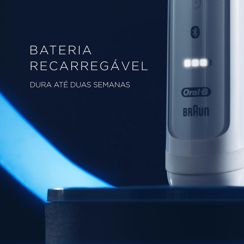 Escova Elétrica Recarregável Oral-B Genius X Bivolt + 2 Refis