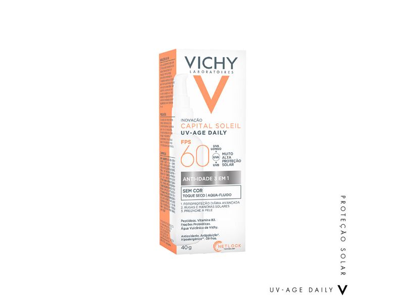 Protetor-Solar-Facial-Vichy-UV-Age-Daily-sem-Cor-FPS60-40ml