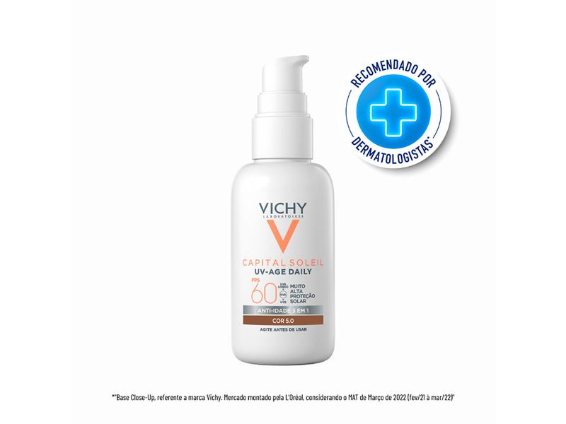 Protetor-Solar-Facial-Vichy-UV-Age-Daily-Cor-5.0-FPS60-40g