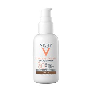 Protetor Solar Facial Vichy UV-Age Daily Cor 5.0 FPS60 40g