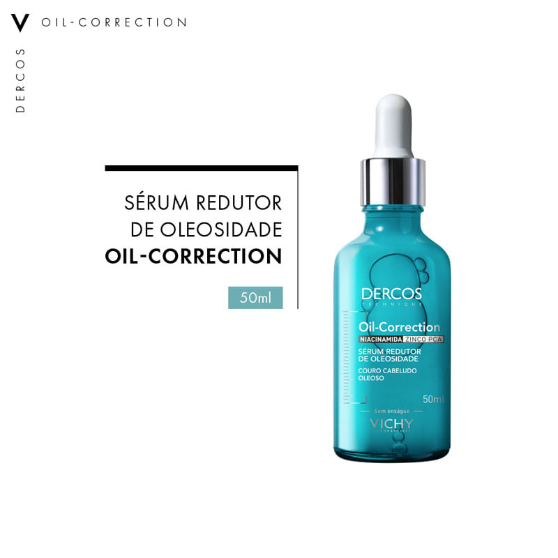 Sérum Redutor de Oleosidade Dercos Vichy Oil-Correction Couro