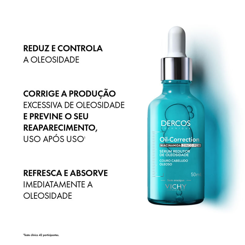 Sérum Redutor de Oleosidade Dercos Vichy Oil-Correction Couro