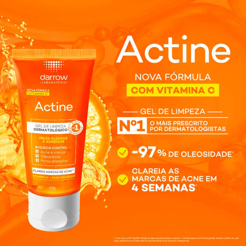 Gel de Limpeza Facial Darrow Actine 60g: Preço, Como Usar