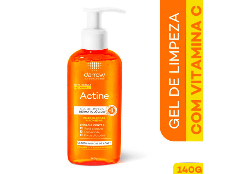 Gel-de-Limpeza-Darrow-Actine-Pele-Oleosa-e-Acneica-140g