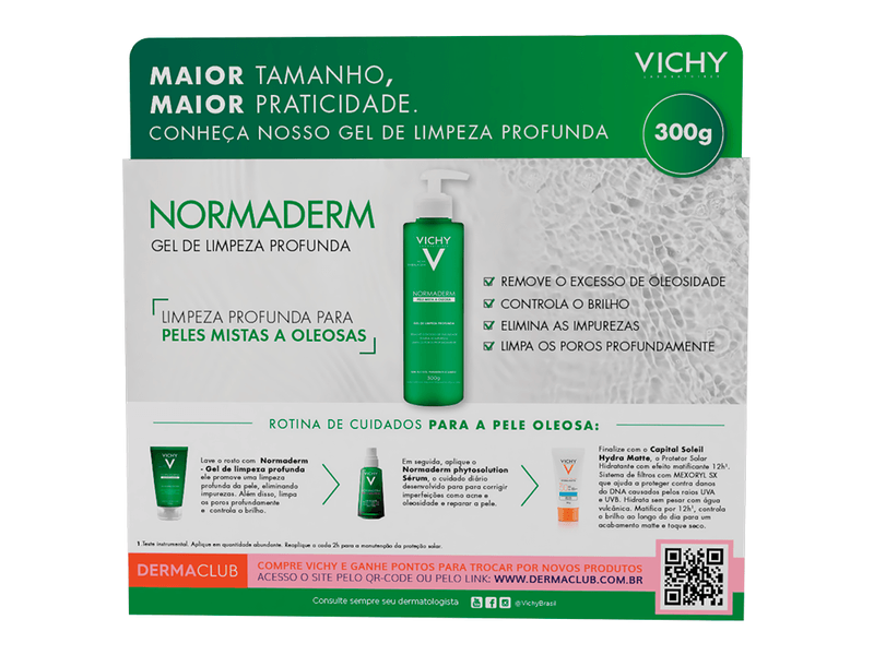 Kit-Sabonete-Dermatologico-em-Barra-Vichy-Normaderm-70g---Gel-de-Limpeza-Profunda-Normaderm-40g