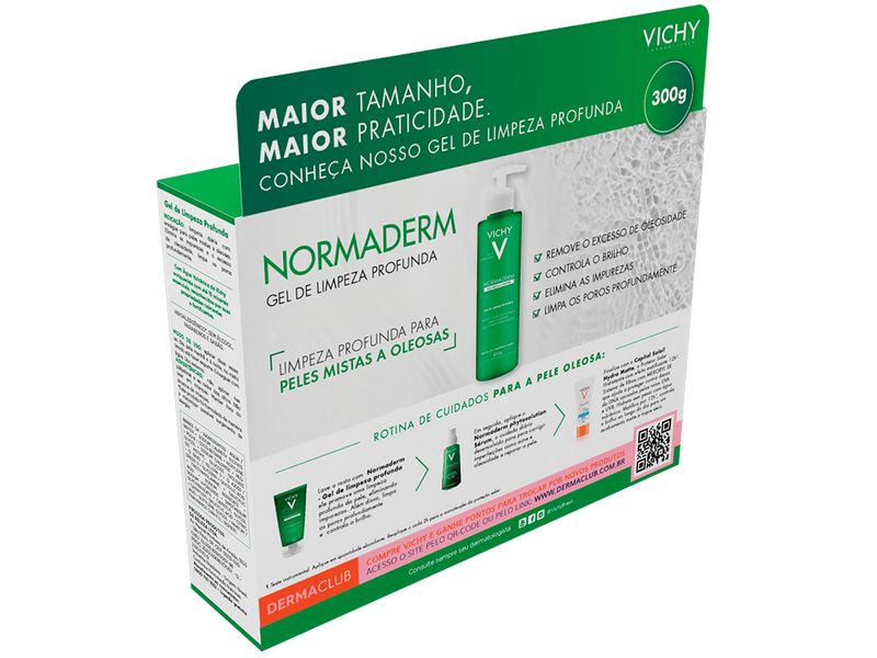 Kit-Sabonete-Dermatologico-em-Barra-Vichy-Normaderm-70g---Gel-de-Limpeza-Profunda-Normaderm-40g