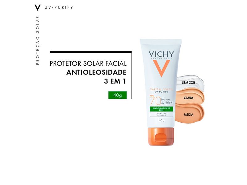 Protetor-Solar-Capital-Soleil-Vichy-Purify-FPS70-Sem-Cor-40g