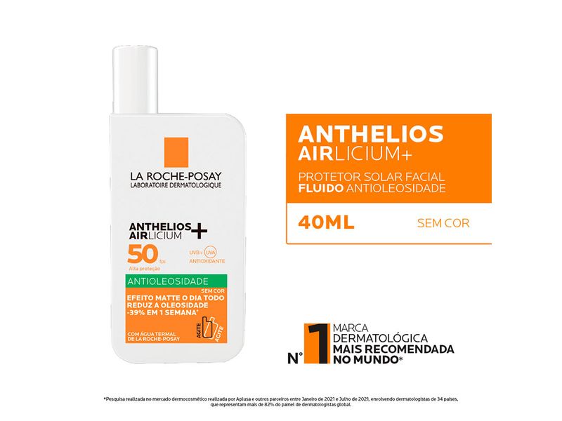 Protetor-Solar-Facial-La-Roche-Posay-Anthelios-Airlicium-FPS50-Sem-Cor-40ml