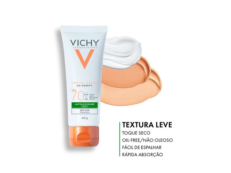 Protetor-Solar-Capital-Soleil-Vichy-Purify-FPS70-Sem-Cor-40g