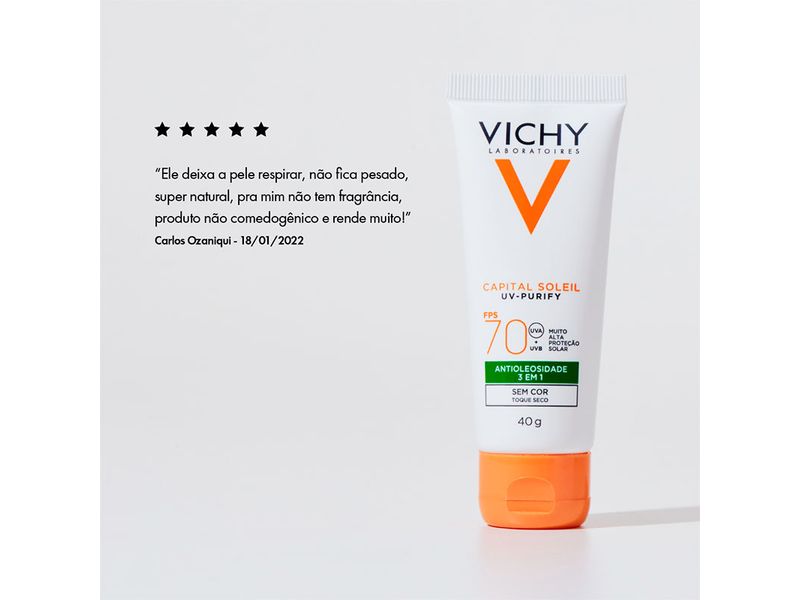 Protetor-Solar-Capital-Soleil-Vichy-Purify-FPS70-Sem-Cor-40g