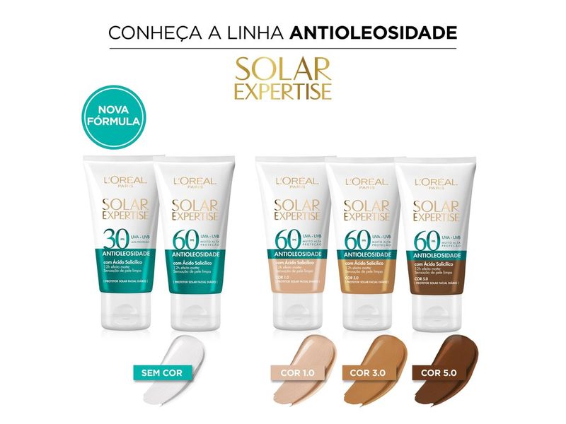 Protetor-Solar-Facial-L-Oreal-Paris-Solar-Expertise-Antioleosidade-FPS60-Cor-Negra-40g