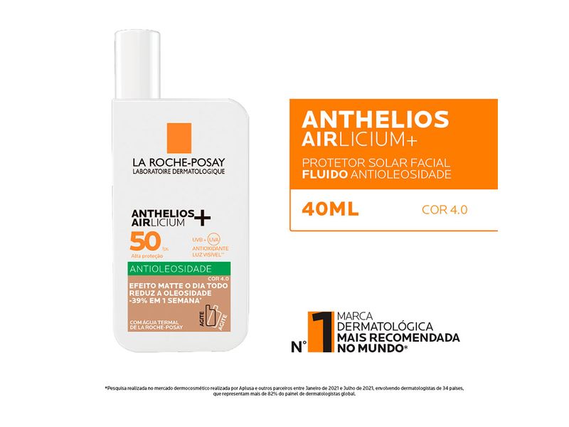 Protetor-Solar-Facial-La-Roche-Posay-Anthelios-Airlicium-Fluido-Antioleosidade-FPS50-Cor-4.0-40ml