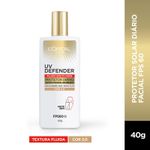 Protetor-Solar-Facial-L-Oreal-Paris-UV-Defender-Fluido-FPS-60-Cor-Media-3.0-40g