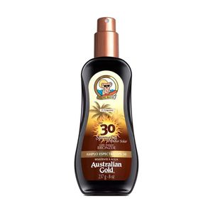 Protetor Solar Corporal Australian Gold Bronzer Gel FPS30 Spray 237ml