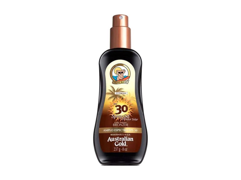 Protetor-Solar-Corporal-Australian-Gold-Bronzer-Gel-FPS30-Spray-237ml