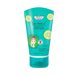 Sabonete Líquido Detox Flores e Vegetais Pepino & Aloe Vera 150ml