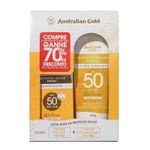 Kit-Protetor-Solar-Corporal-Australian-Gold-FPS50-200g---Protetor-Solar-Facial-Australian-Gold-Antipoluicao-FPS50-50g