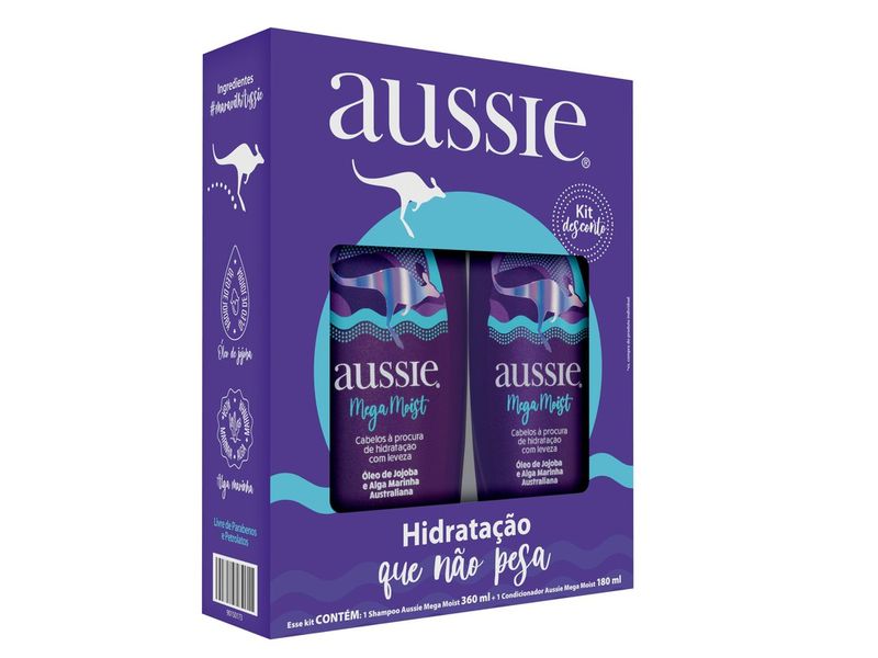 Kit-Aussie-Mega-Moist-Super-Hidratacao-Shampoo-360ml-e-Condicionador-180ml