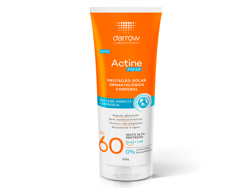 Protetor Solar Corporal Darrow Actine Fresh FPS60 150g