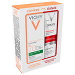 Kit-Protetor-Solar-Vichy-Capital-Soleil-Purify-Antioleosidade-FPS70-40g---Ampola-Capilar-Energizante-Dercos-40ml