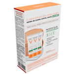 Kit-Protetor-Solar-Vichy-Capital-Soleil-Purify-Antioleosidade-FPS70-40g---Ampola-Capilar-Energizante-Dercos-40ml