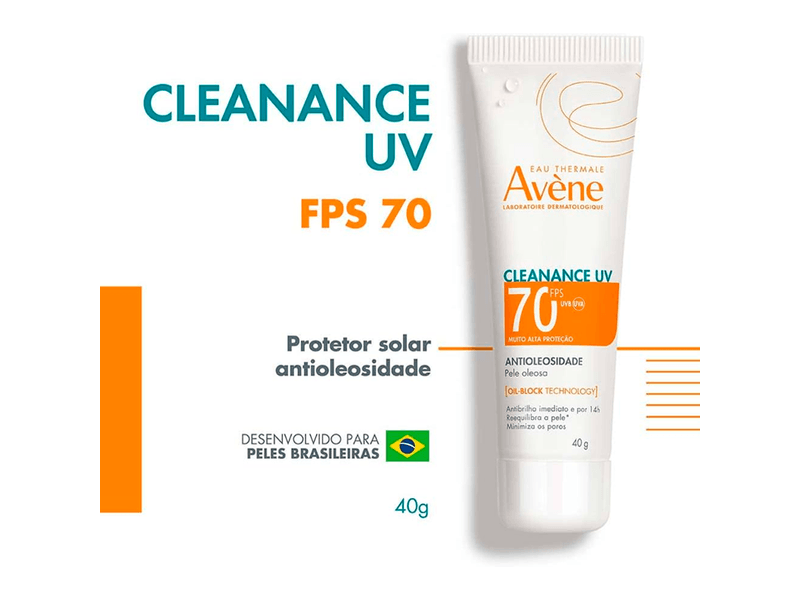 Protetor-Solar-Facial--Avene-Cleanance-UV-Antioleosidade-FPS70-40g
