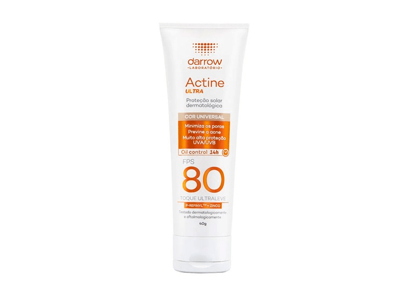 Protetor-Solar-Facial-Darrow-Actine-Ultra-FPS80-Cor-Universal-40g