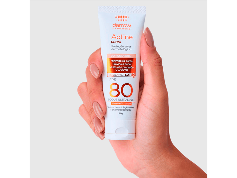 Protetor-Solar-Facial-Darrow-Actine-Ultra-FPS80-Cor-Universal-40g