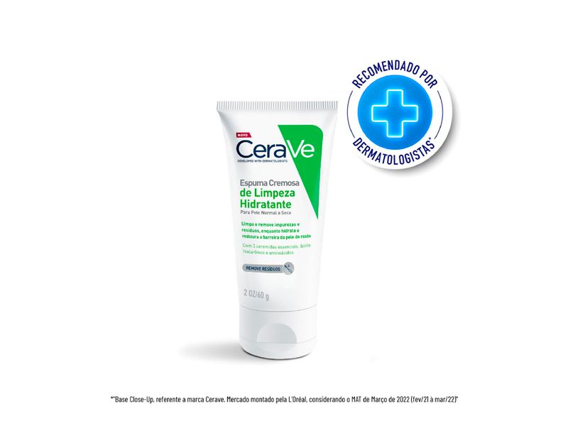 Espuma-Cremosa-Cerave-de-Limpeza-Hidratante-60g