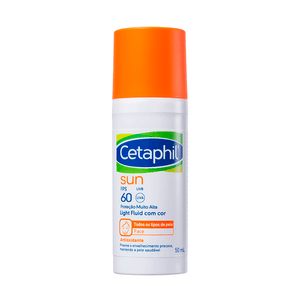 Protetor Solar Facial Cetaphil Sun Antioxidante Light Fluid FPS60 Cor 50ml