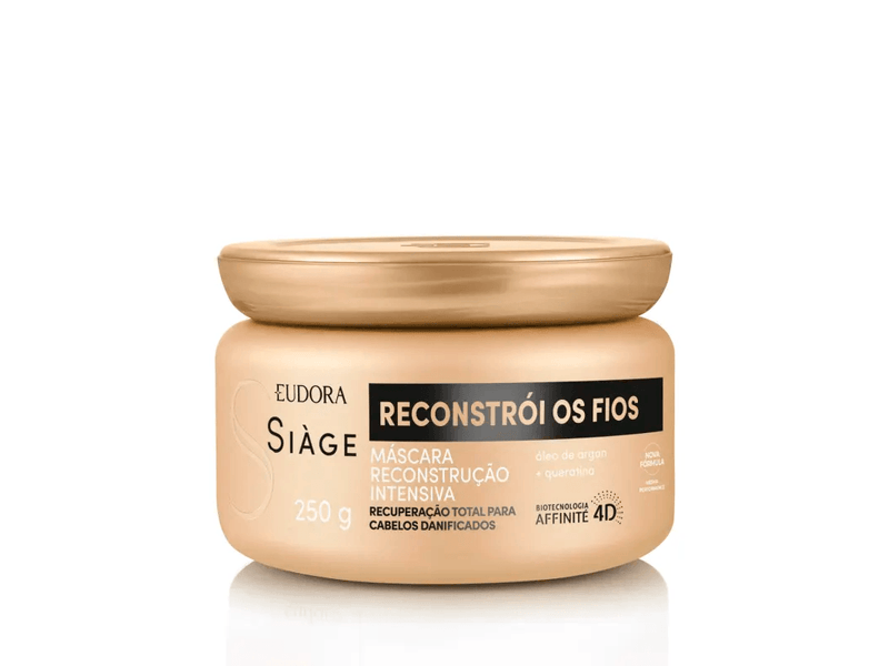 Máscara Capilar Eudora Siàge Reconstrói Os Fios 250g