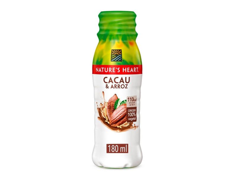Bebida Vegetal Nature's Heart Cacau & Arroz 180ml