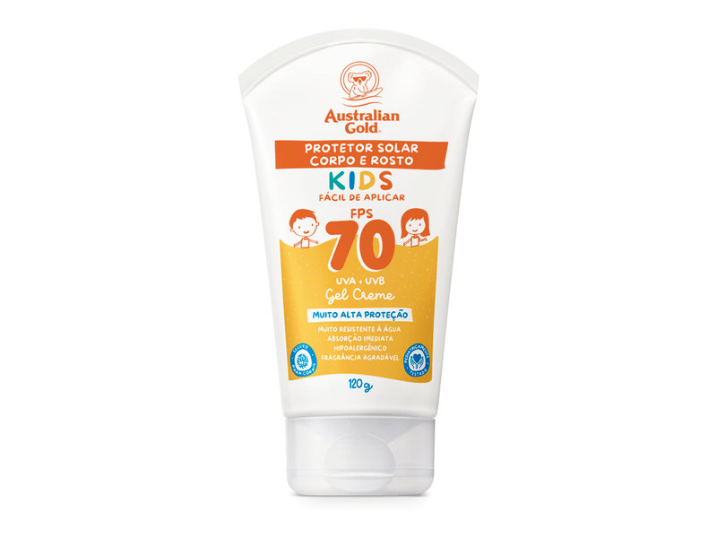 Protetor-Solar-Corpo-e-Rosto-Australian-Gold-Kids-FPS70-Gel-Creme-120g