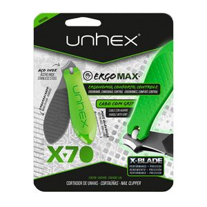 Cortador de Unhas Unhex Ergo Max X-70 1 Unidade