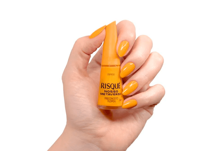 Esmalte-Risque-Cremoso-Nosso-Metaverso-Amarelo-Preconceito-Flopou-8ml