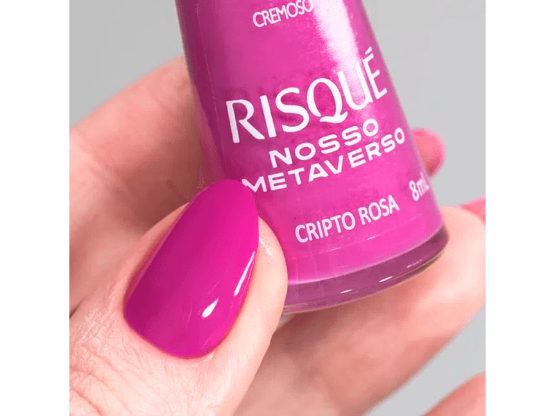 Esmalte-Risque-Cremoso-Nosso-Metaverso-Rosa-Cripto-Rosa-8ml