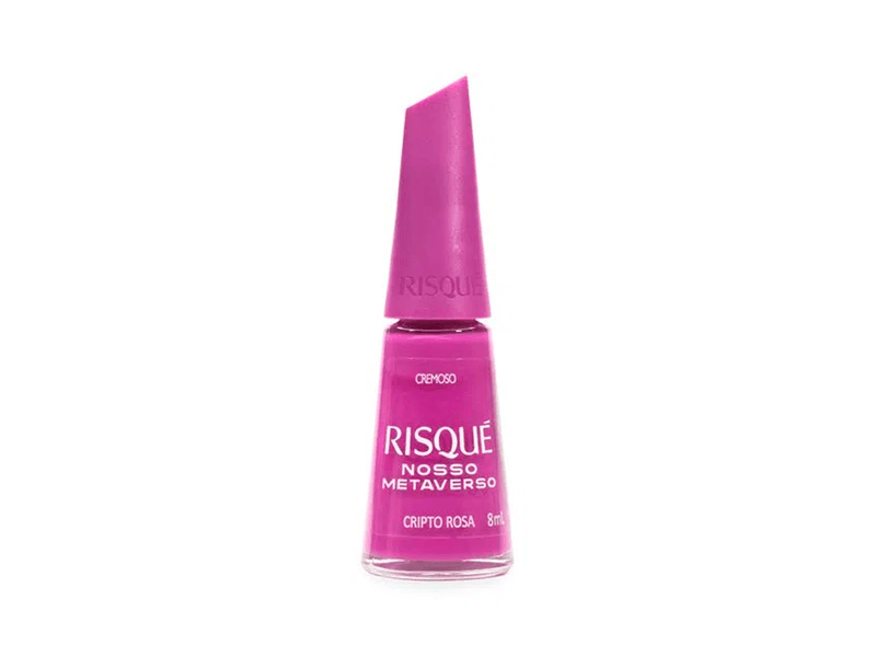 Esmalte-Risque-Cremoso-Nosso-Metaverso-Rosa-Cripto-Rosa-8ml